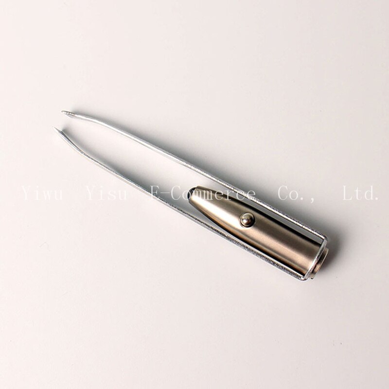 10pcs Led Light Eyelash Eyebrow Tweezers Hair Removal Tweezer Face Hair Remover Stainless Steel Eyebrow Make Up Tool