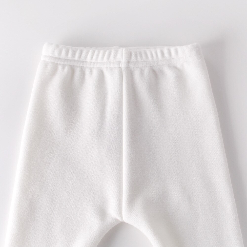 WLG baby pantyhose toddler white brown cartoon printed tights boys girls cute all match stockings baby clothes 6-18 months