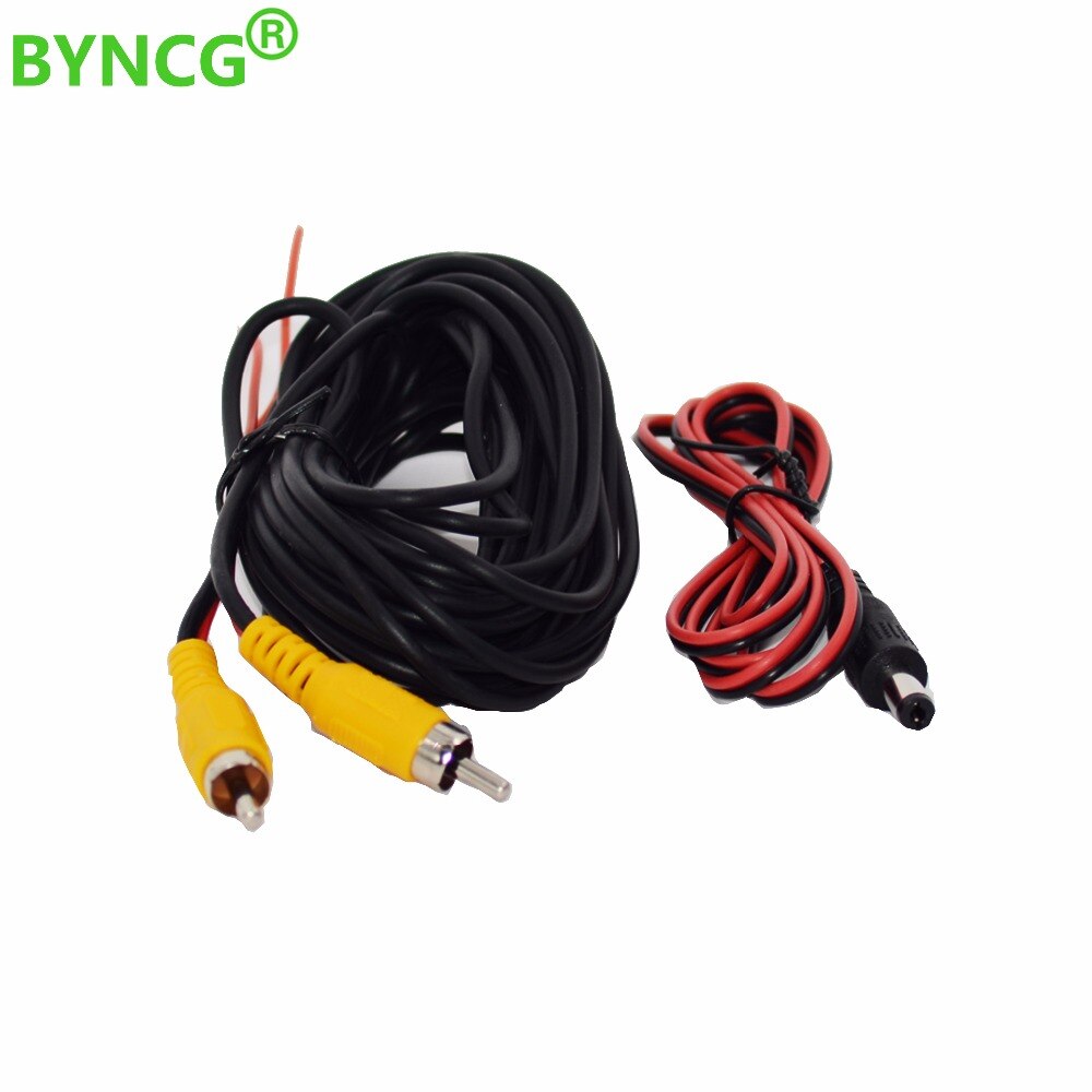 Jintang AV Kabel Universal- Auto RCA AV Kabel kabelbaum für Auto rückansicht kamera parkplatz 6m Video verlängerung kabel: 6M