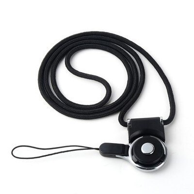 Svart halsreim lanyard for håndholdt fotturer gps garmin gpsmap 62 64 62st 64st astro 320 220 tilbehør avtagbar lanyard: Default Title
