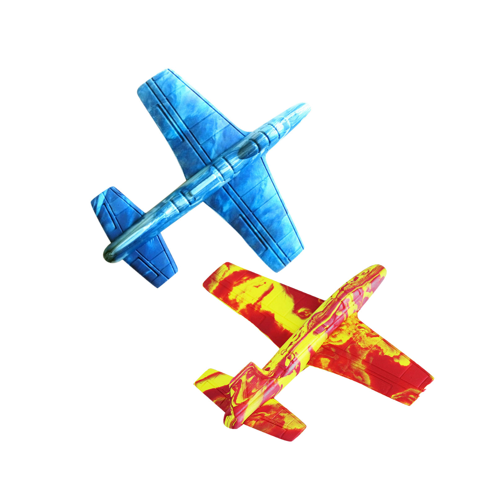 Foam Throwing Plane Gliding Throwing Maneuvering Plane Parent-child Outdoor Toys Aircraft Model Toys For Children Boys: F