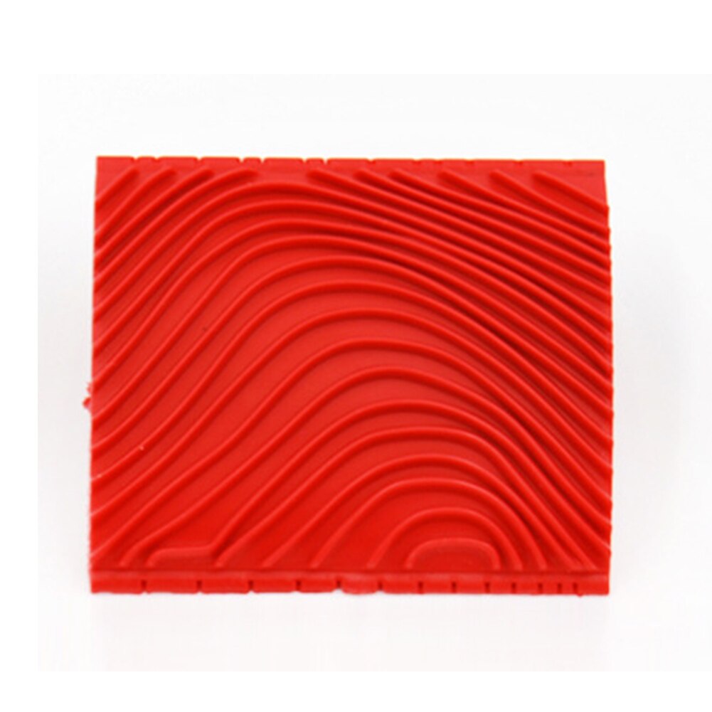 2pcs Texture Paint Roller Set DIY Imitation Wood Grain Brush Wall Garden Rubber Multifunctional Household Art Tool Decorative