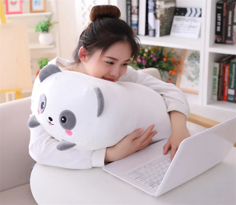 Oreiller d&#39;angle Bio Totoro 90cm, mignon, dessin animé japonais Sumikko Gurashi, animaux en peluche, de saint-valentin pour bébés filles: panda / 22-28cm