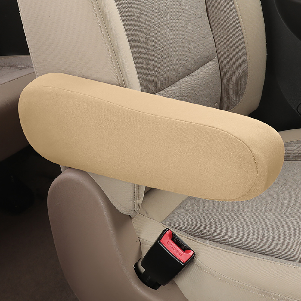 1 pcs Elastic Car Front Seats Armrests Cover Universal Auto Centre Console Armrest Protector Covers Car Accessories Interior: GRAY