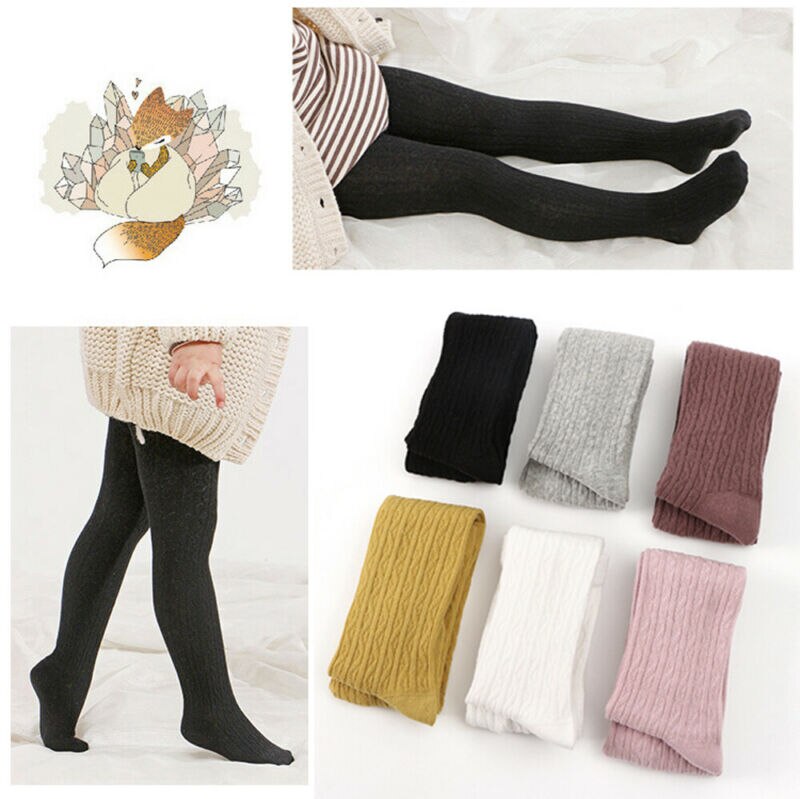Peuter Baby meisje Kids Winter Warm Panty Kousen Panty Broek 0-6T Baby Meisjes Gebreide Panty