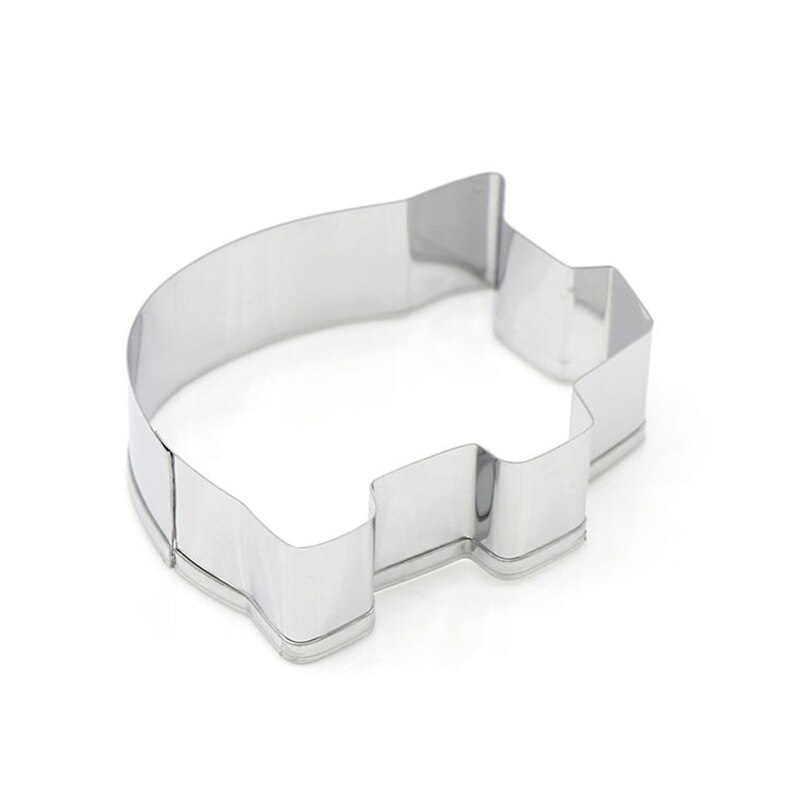 Stainless Steel Cookie Cutter Pig Shape Biscuit Pastry Mold Cake Decor Baking Mold Tools Kitchen Baking Accessories