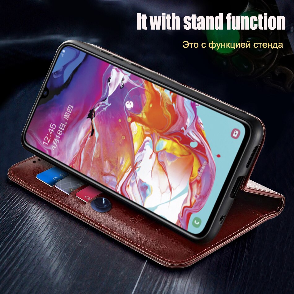 Magnetische Case Voor Samsung Galaxy A30S Case 6.4 &quot;Flip Lederen Telefoon Gevallen Voor Fundas Samsung A30s A307 A307F SM-A307F een 30S Coque