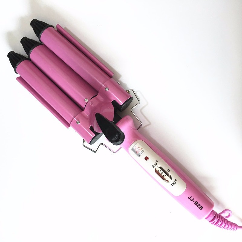 Professionele Krultang Keramische Triple Barrel Haar Styler Haar Waver Styling Tools 110-220V Haar Krultang Elektrische Curling