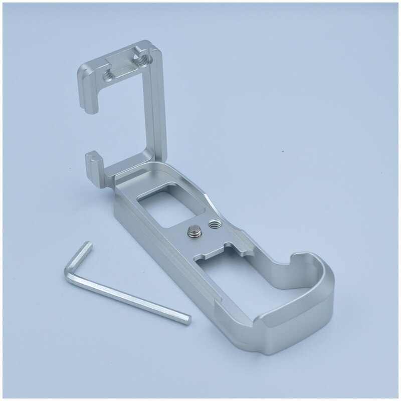Accessoires pour appareil photo Canon EOS M50, support de plaque en L en métal à dégagement rapide, montage à vis 1/4: EOSM50 Silver