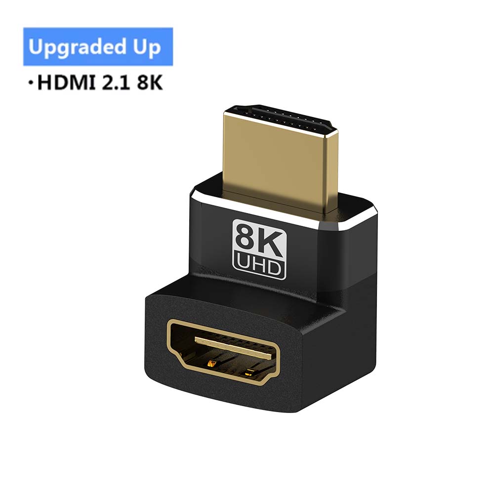 HDMI-koppeling 8K, HDMI 2.1 vrouw-vrouw connector HDMI-verlengadapter, ondersteuning 8K bij 60 Hz / 4K bij 120 Hz 120UHD, 3D, HDR: WHITE