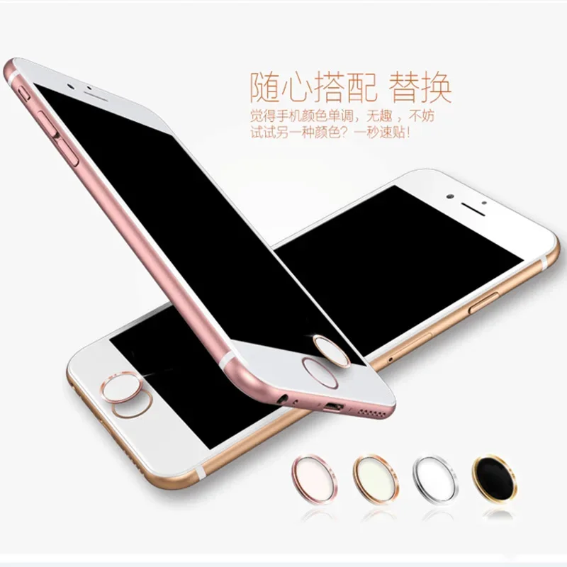 Polymer Material Touch ID button protector Sticker Home keypad keycap for IPhone 5s 6 6s Support Fingerprint Unlock Touch key ID