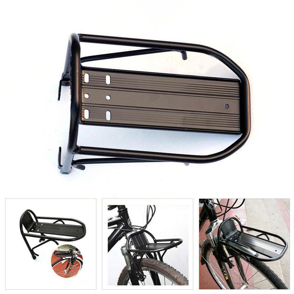 Aluminium Alloy Road Bike Mountain Bicycle Front Rack Luggage Shelf Carrier Bike Stem Extension Support Holder Bike Accessories