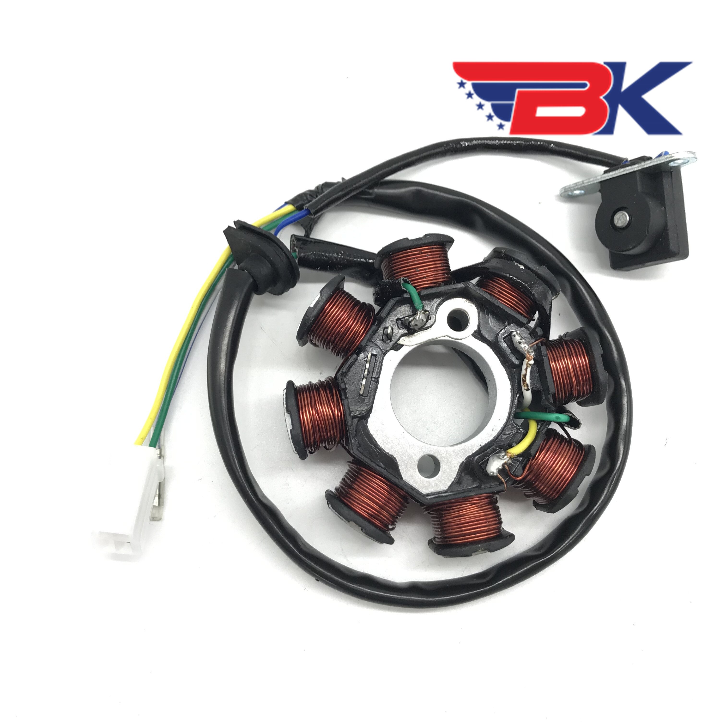 Dc magneto staattori  gy6 50cc 8 kelaa kiinalainen moposkootteri roketa jonway znen taotao
