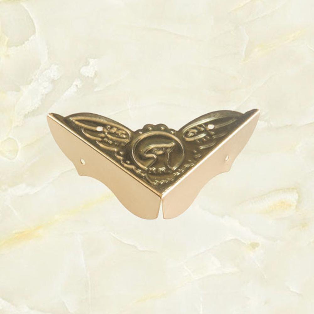 Antieke hoekbeschermer ijzeren wikkel antieke vier hoeken hoektafels bureaus sieradenbeschermers bescherm dozen dozen hoek r