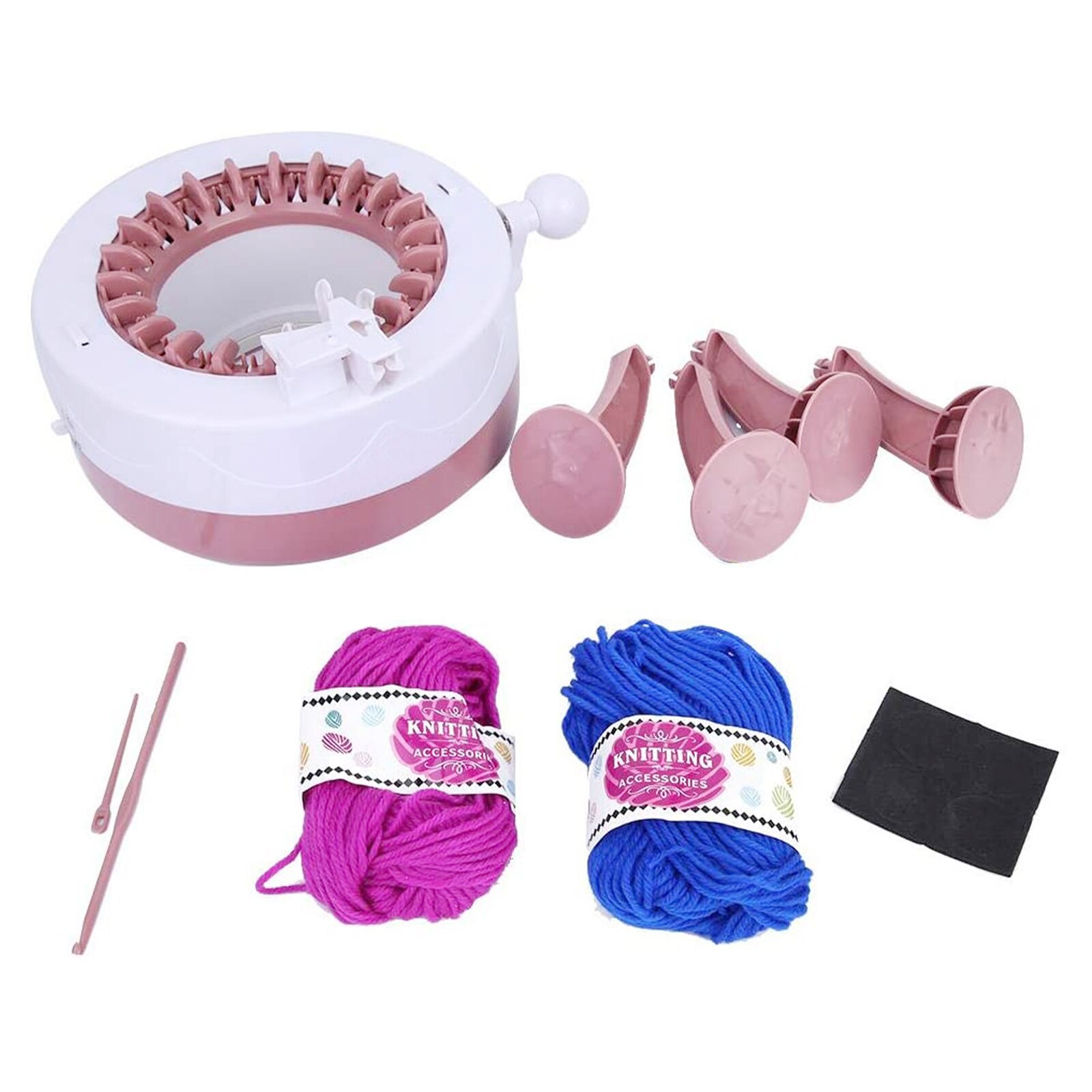 22 igły maszyny dziewiarskie materiał robić szycia akcesoria krosno zestaw robić szycia narzędzia okrągłe robić dzianiny tkactwo DIY nawlekacz