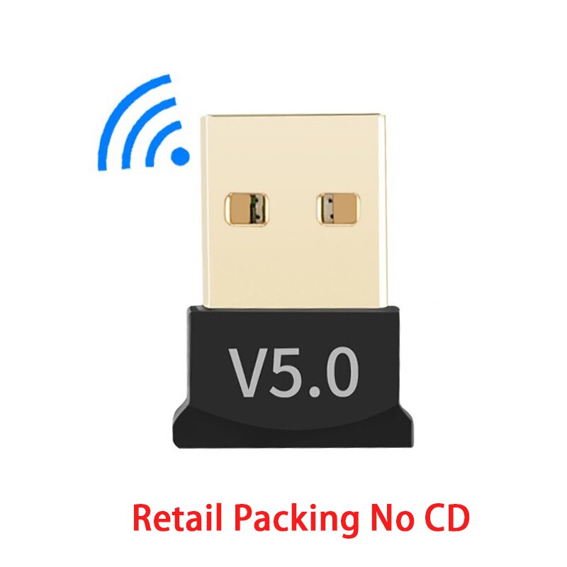 Creacube trådløs usb bluetooth 5.0 adapter bluetooth dongle musikk lydmottaker adaptador bluetooth avsender til pc: Ikke-fullversjon a