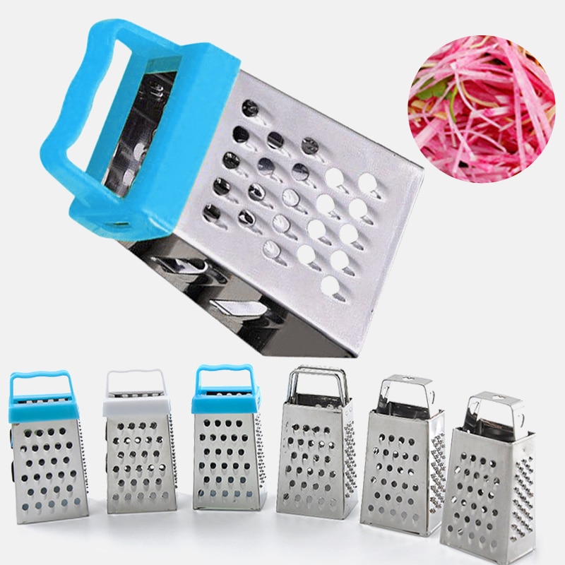4 Sided Blades Vegetable Slicer Grater Mini Cheese Shredder Cutter Stainless Steel Cucumber Kitchen Gadgets Accessories Peeler