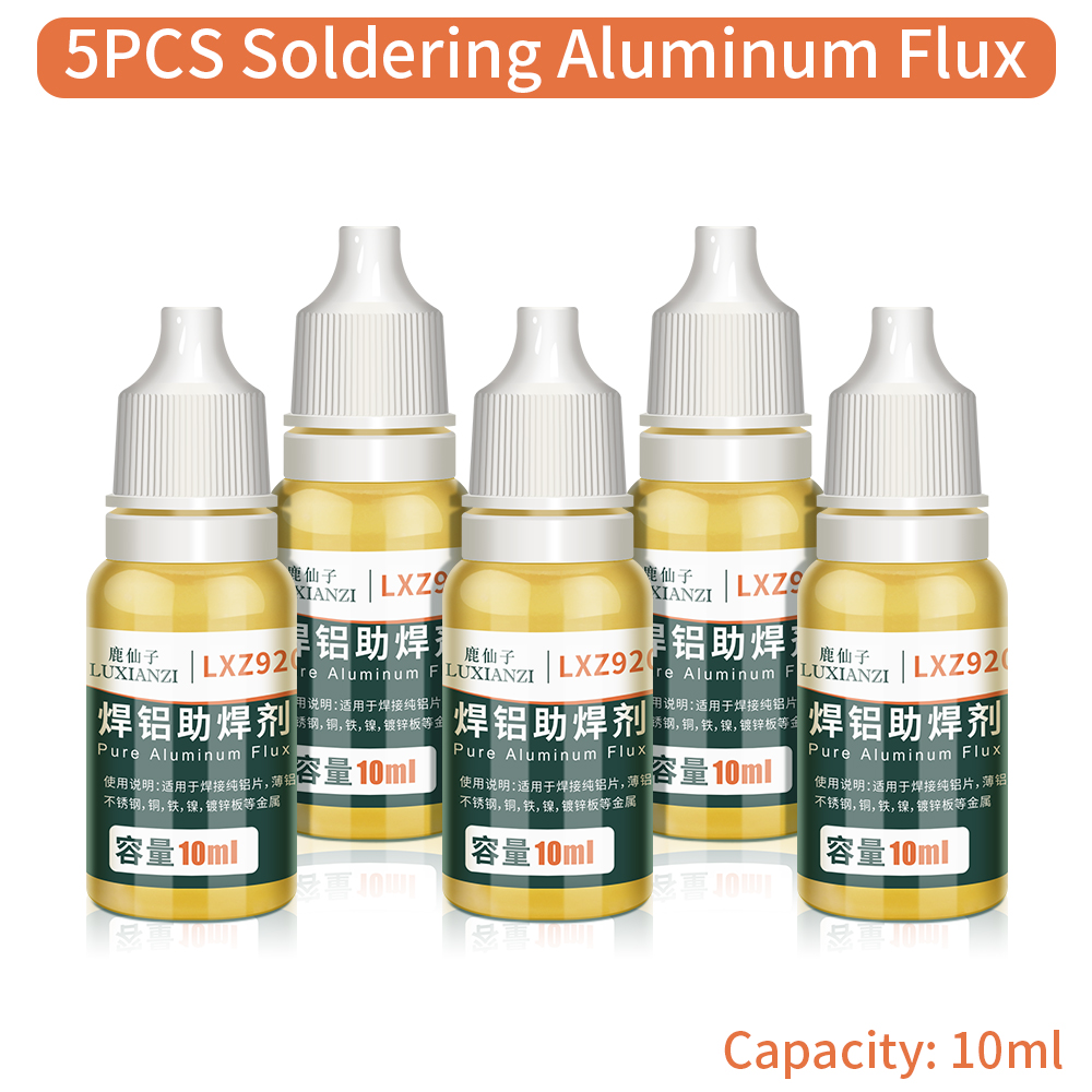 LUXIANZI – Kit de soudure par Flux liquide, pour cuivre, acier inoxydable, fer à souder, Durable, à l&#39;eau, 10ml, 50ml: LXZ920237A