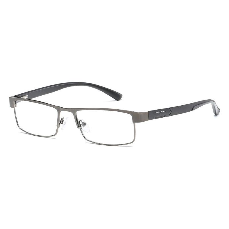 Mannen Titanium Legering Glazen Asferische 12-Layer Coated Lens Leesbril + 1.0 + 1.5 + 2.0 + 2.5 + 3.0 + 3.5 + 4.