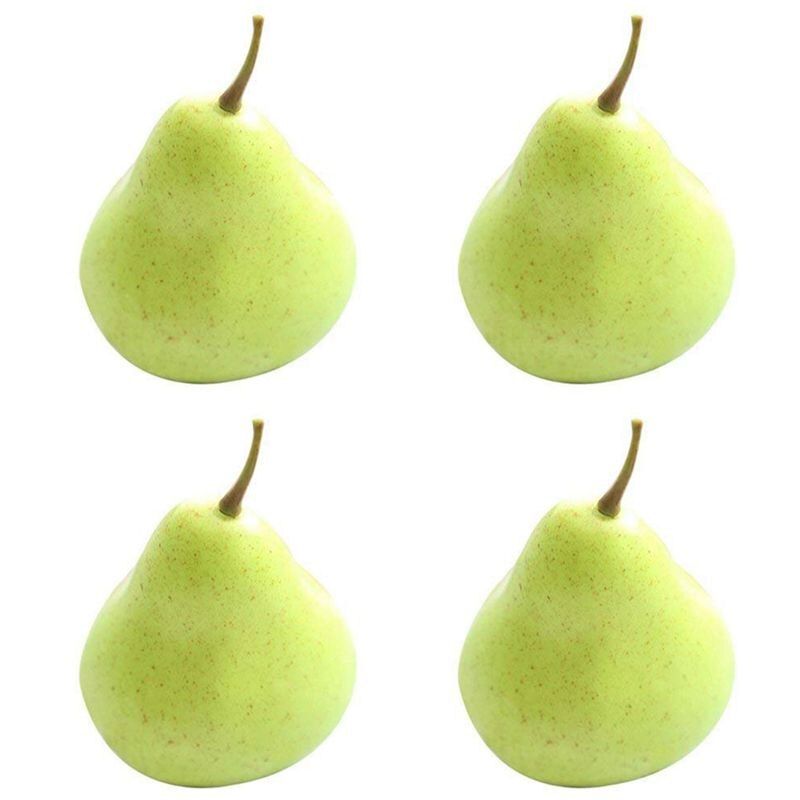 4 Best Artificiale Pera Verde Decorativo Fruit-4x3 pollici: Default Title