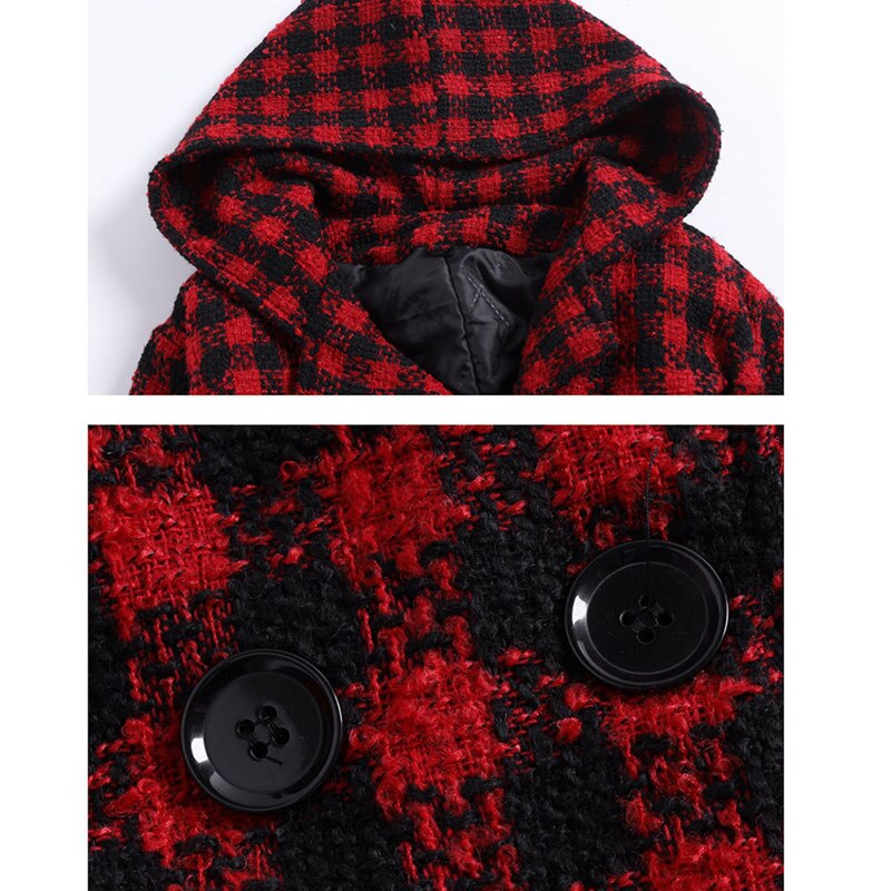 XINYUNZU Veste Fille à Capuche Chaude Blouson à Manches