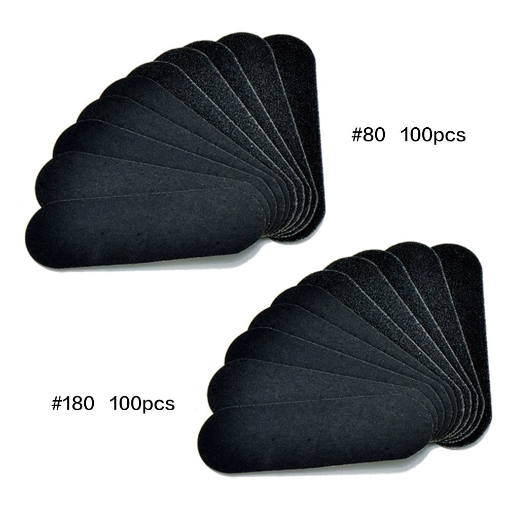 Foot Files Replace Sanding Cloth Pedicure Feet Files Foot-Care-Tool File-Calluses-Remover Dead Skin Foot Rasp Refill: mix grit 200pcs