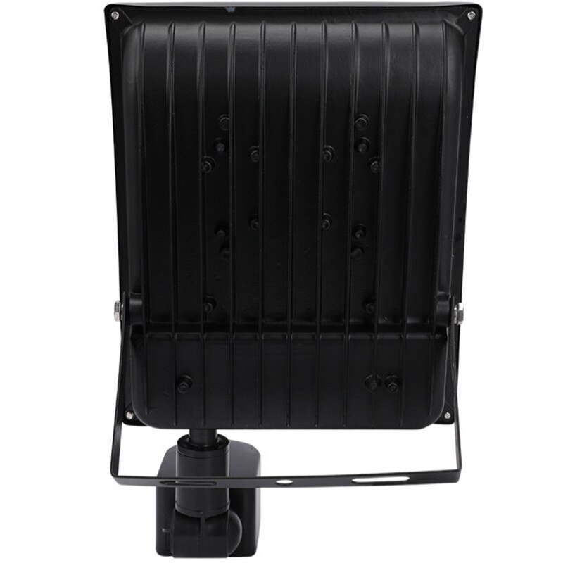 Ultratynd led projektør 10w 20w 30w 50w spotlight med pir bevægelsessensor vandtæt 100w udendørs led søgelys pir