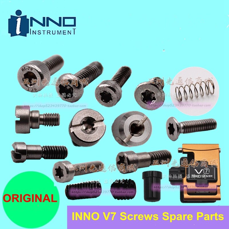 Original INNO V7 Fiber optic cleaver screws complete all kinds of screws for V7 fiber cleaver