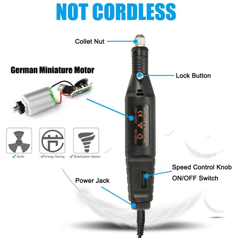 88 Stuk Mini Elektrische Molen Set Graveren Pen Nail Gereedschap Elektrische Grinder Elektrische Boor Belettering