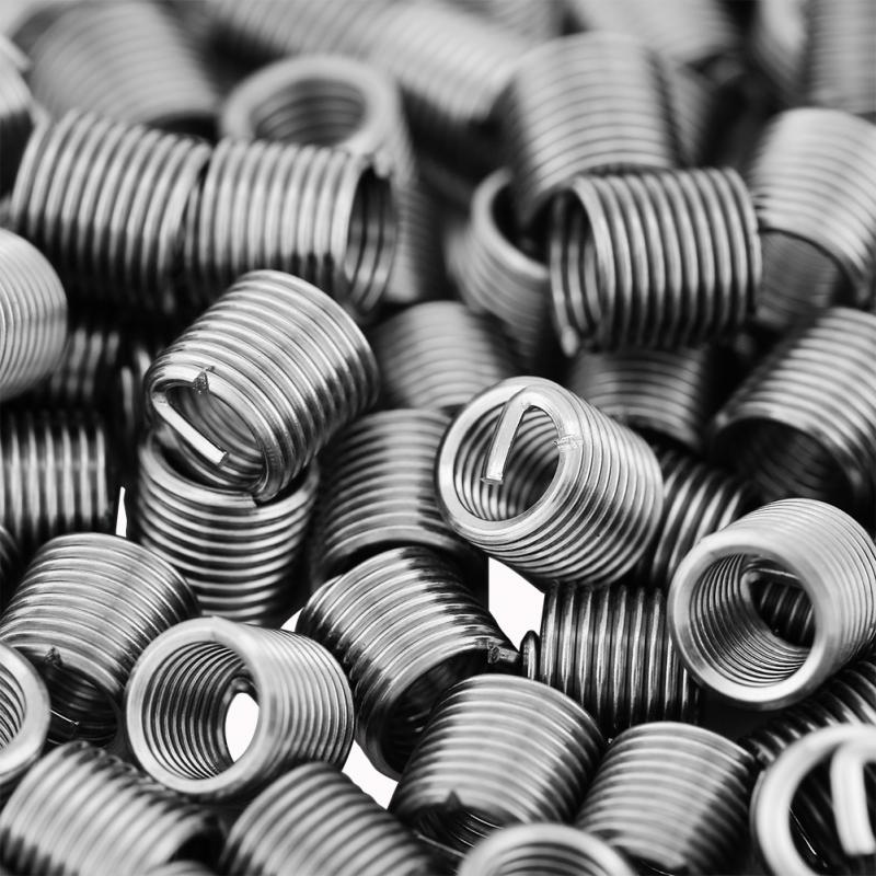 helicoil thread repair kit stainless steel insert for hardware repair tools 100 Pcs 304 Stainless Steel Wire Screw Sleeve