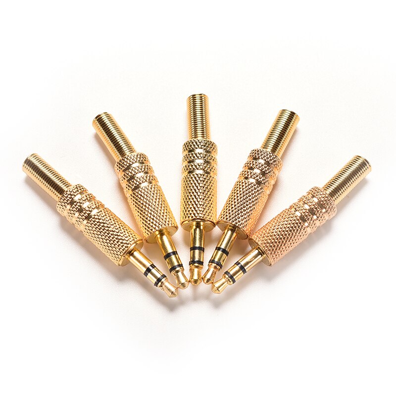 1pc 3,5mm Stereo Audio- Jack Stecker Mini 1/8 Zoll Jack Stecker Kopfhörer Stecker koax Kabel Audio- Adapter Connecter Lözehn