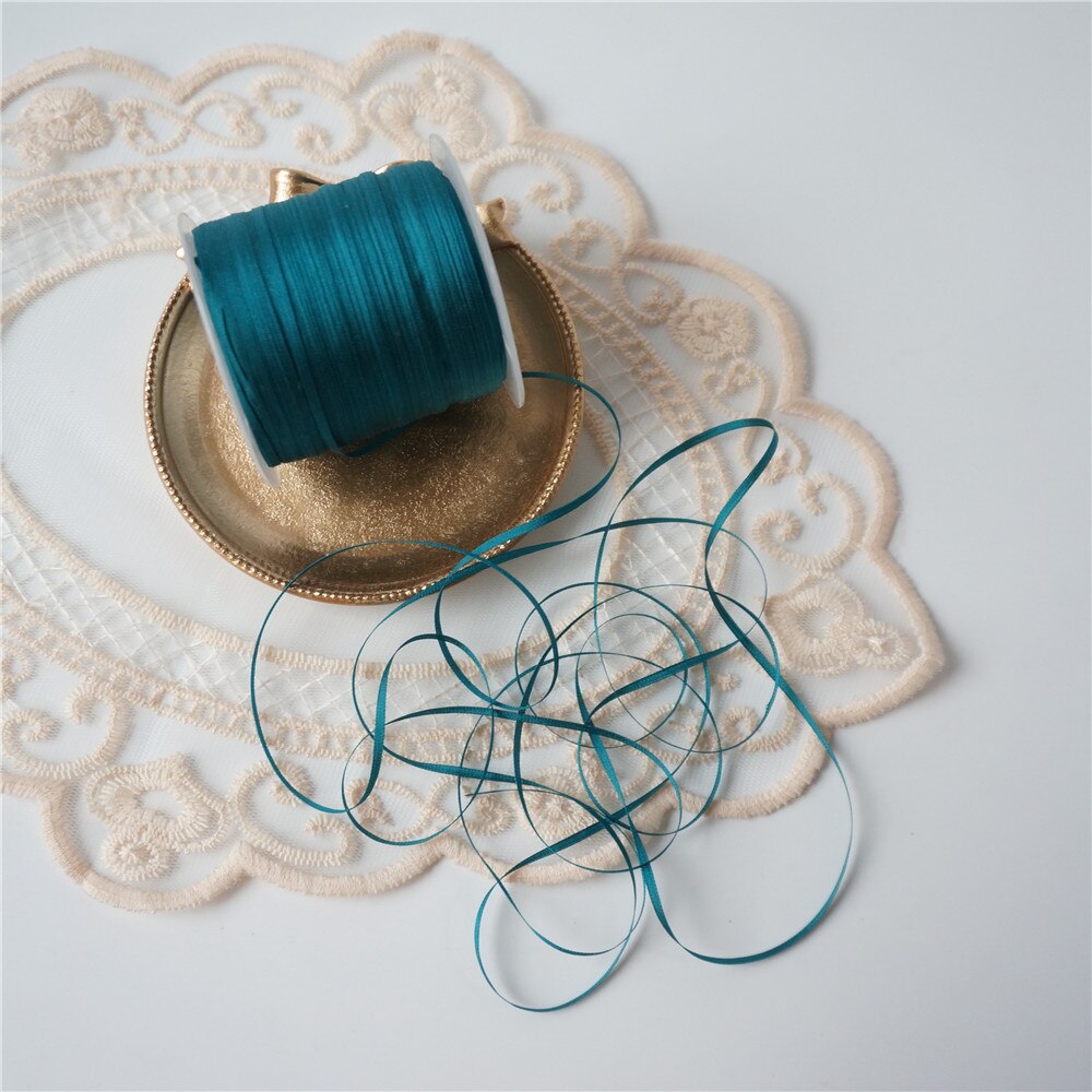 2mm colores 100% pura seda bordado cinta hilo de cinta de satén de seda ancho de 2mm hecho a mano teñido a mano seda arte trabajo