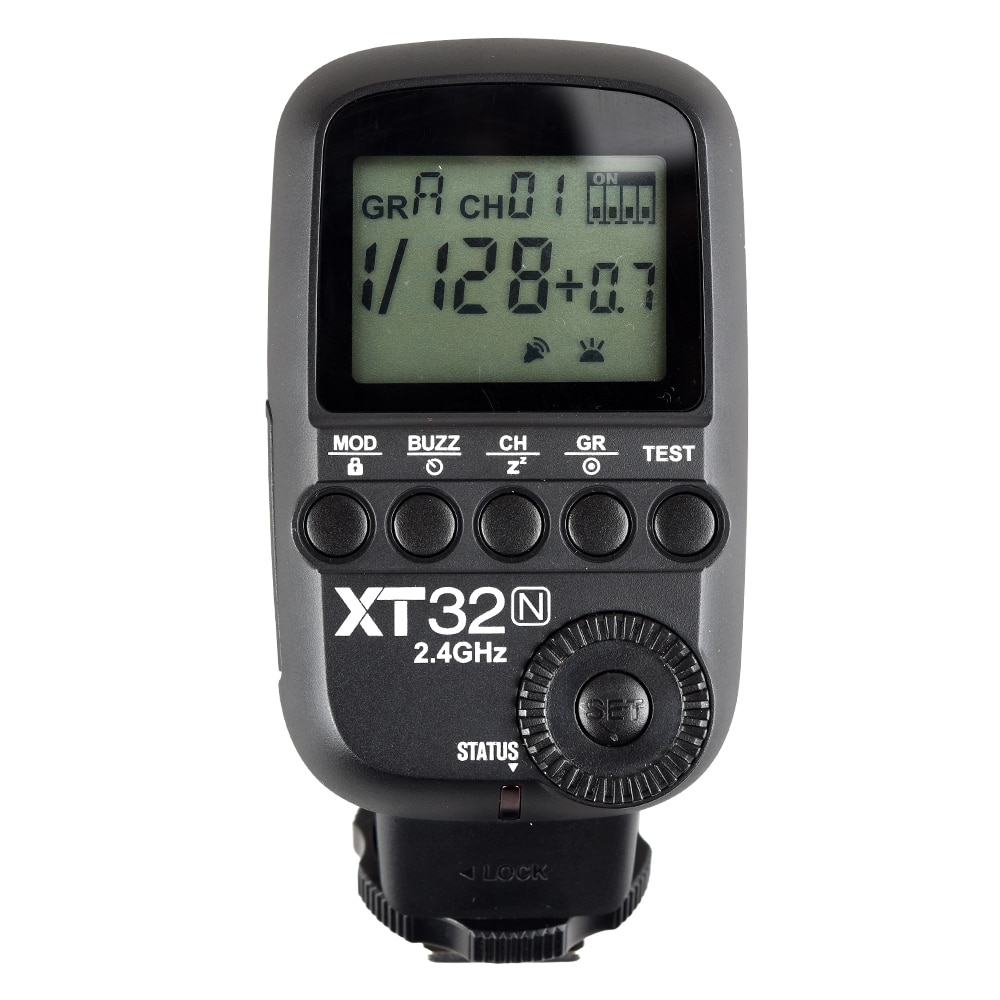 Godox XT32N HSS 1/8000s Build-in 2.4G Wireless X System Power Control Flash Trigger with screen For Nikon D800, D700, D7100,D200