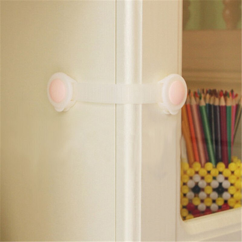 1Pcs Baby Veiligheid Lock Kinderen Kast Lade Deur Koelkast Blokkers Plastic Lock Voor Kids Veiligheid Bescherming Cover: H