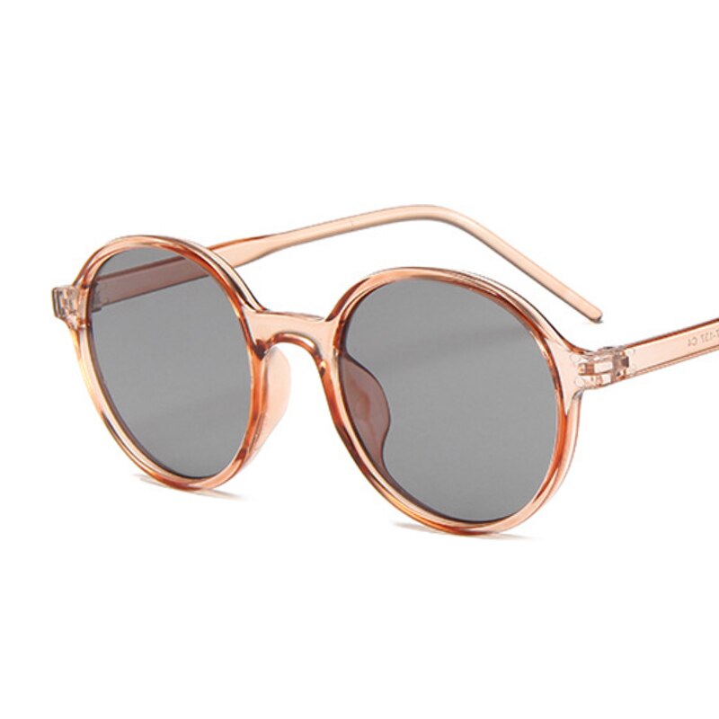 Gafas De Sol redondas De mujer De espejo Vintage negro gafas De Sol De De De femenina