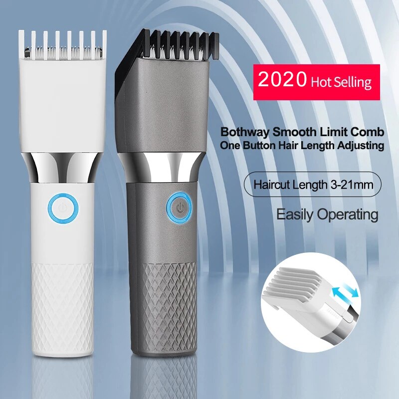 Adjustable 3-21mm Hair Trimmer For Men Hair Clipper Strong Power Hair Cutting Machine Low Noise Hair Clippers Men