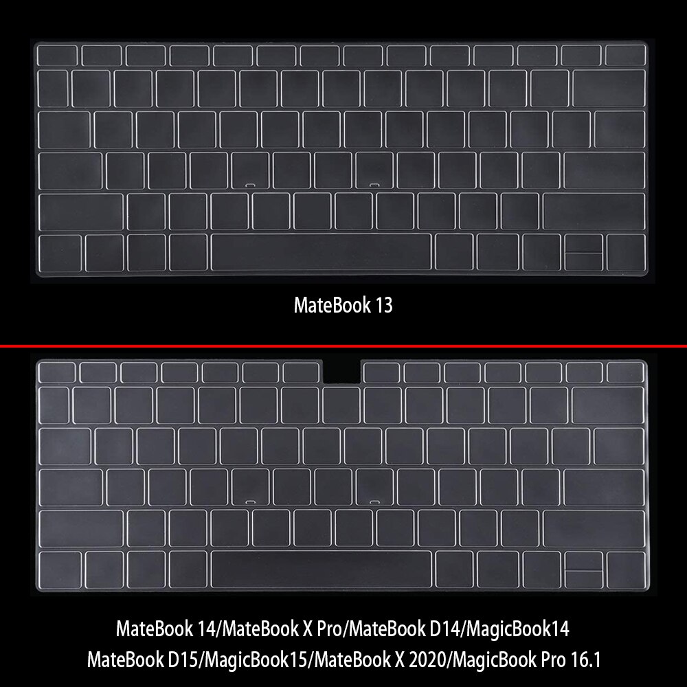 Funda de portátil para Huawei MateBook D14/D15/13/14/X Pro 13,9/X /MagicBook 14/15/Pro 16,1, película de teclado y Protector de pantalla