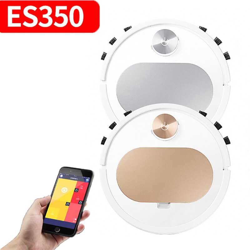 ES350 Robot Vacuum Cleaner intelligent touch vacuum cleaner Sweeping with APP Remote Control Sweep and Wet Mopping Cleaner