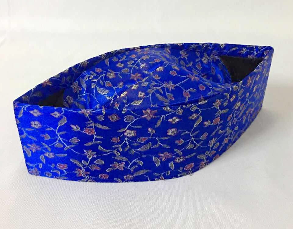 Print Bloem Patroon Mannen Moslim Cap Tulband Islamitische Hoed Maat, 56,58,59,60
