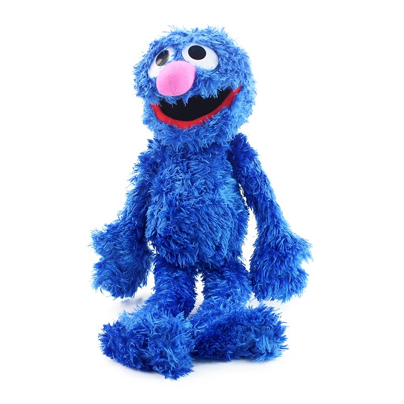 27-40cm Sesame Street Elmo Cookiemonster Oscar Grover Zoe Ernie Big Bird MR SUNFFLEUPAGUS Stuffed Plush Toy Doll Children: 37cm Grover