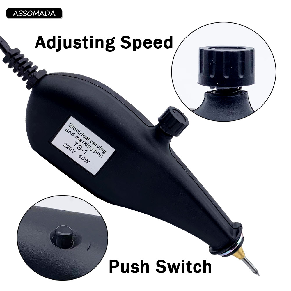 Elektrische Graveren Pen Voor Metalen Rvs Glas Plastic Etsen Met Carbide Tips Craft Stencils Graveur Tool 220V-240V