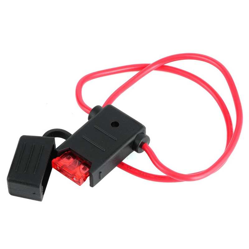 car trailer Strap Tow Trailer Wiring Harness Powered Converter Wiring Connection Kit 10A Fuse 12AWG Cable 55151 trailer towing