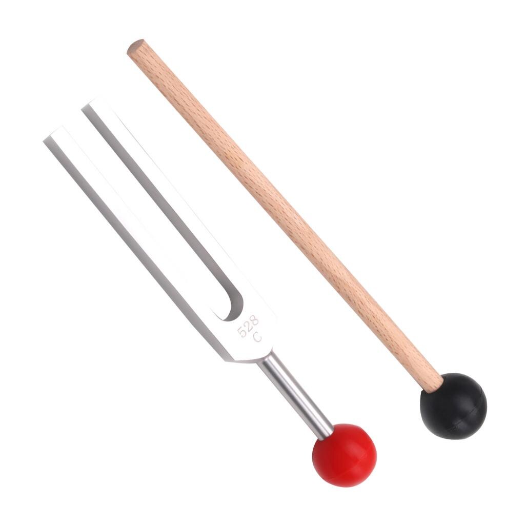 528Hz Aluminum Tuning Fork Reflex Hammer Kit with ... – Grandado