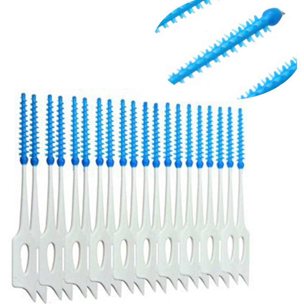 40Pcs Tanden Poetsen Spleet Tussen Tanden Tandenborstel Schoonmaken Tool Tanden Care Dental Interdentale Borstel