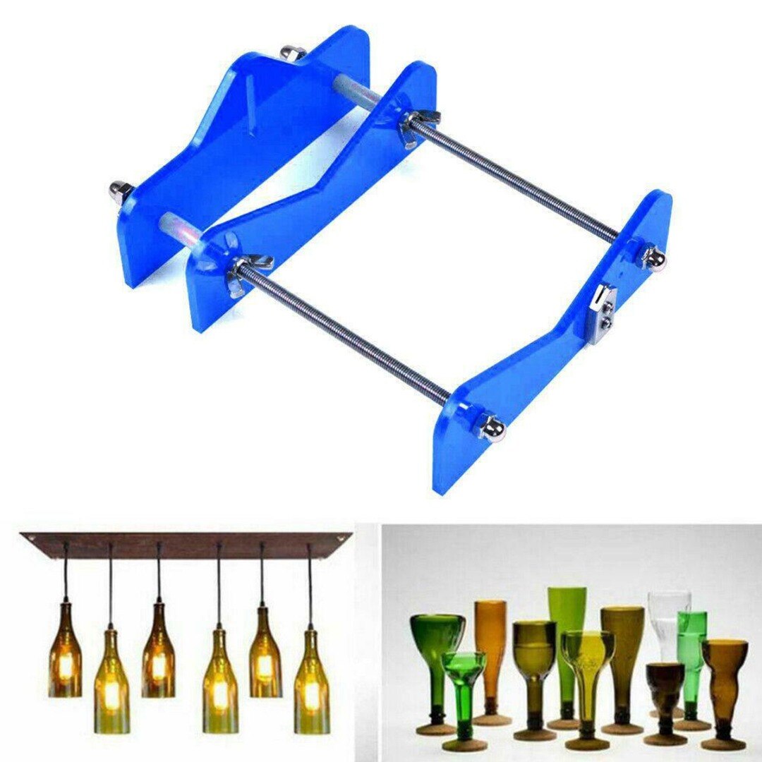Glass Bottle Cutter DIY Craft Cutting Machine Kit Beer Wine Glass Bottle Cutter Fit For Most Of Glass Round Bottles
