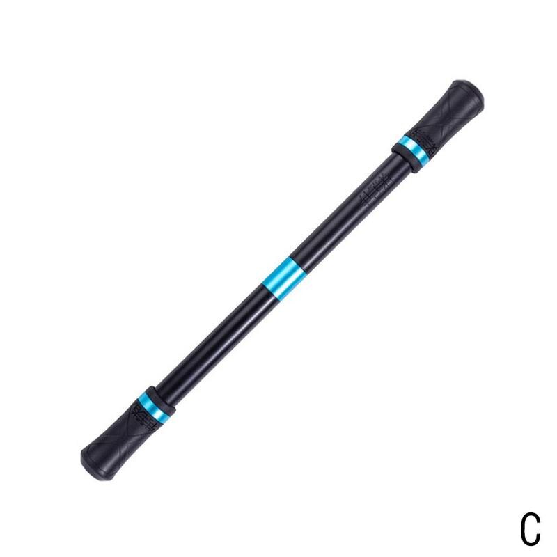 Bolígrafo giratorio antiestrés para niños y adultos, juego de dedos, pluma giratoria de mano, alivia el estrés, suministros: C