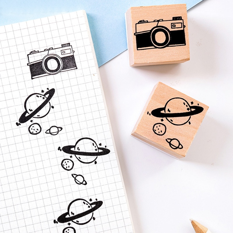 Vintage cute food Coffee plants stamp DIY wooden rubber stamps for scrapbooking stationery scrapbooking standard stamp 3x3cm