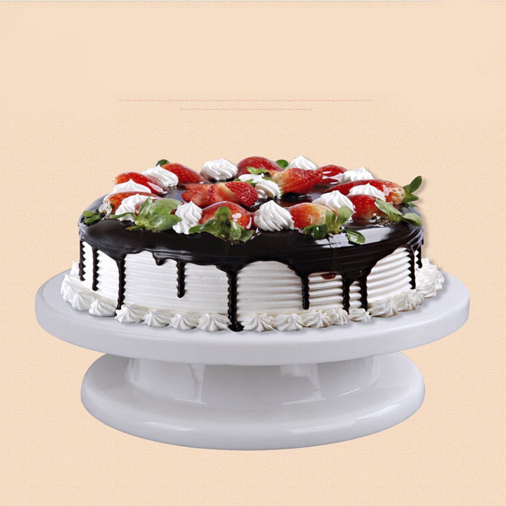 Norbi DIY Cake Turntable Rotating Anti-Skid Round Cake Stand Cake Decorating Tools Cake Rotary Table Kitchen Baking Tools