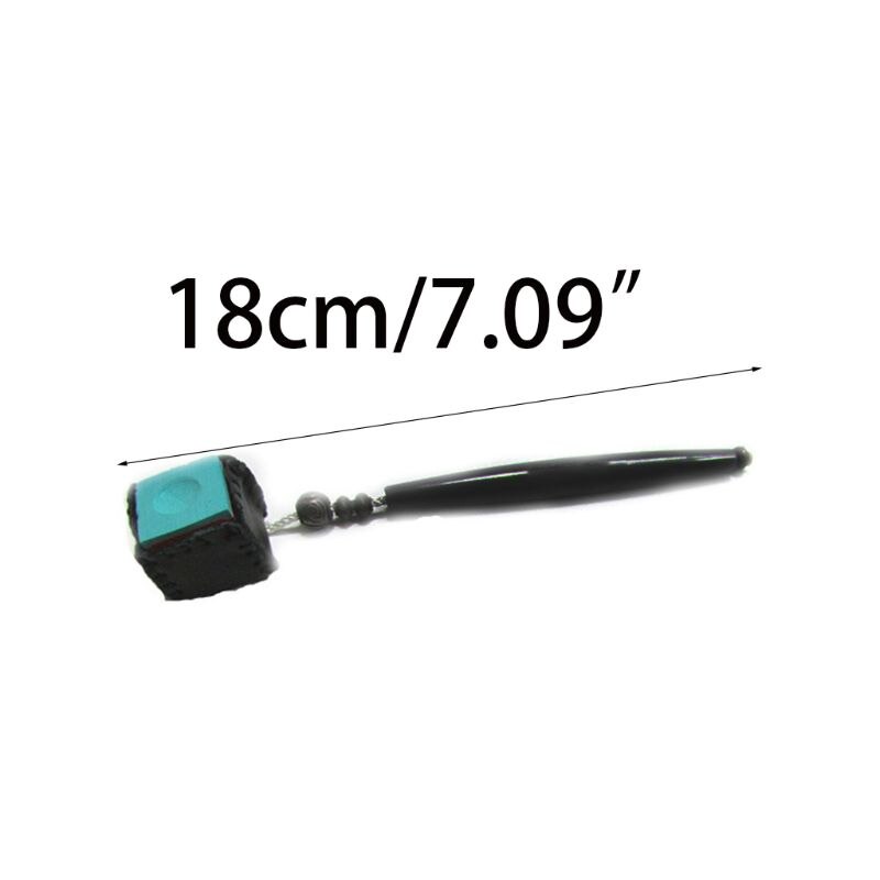 Pu Biljart Bal Pool Cue Krijt Houder Pen Leuke Slip-In Keu Chalker Pocket Draagbare Professionele Snooker accessoire