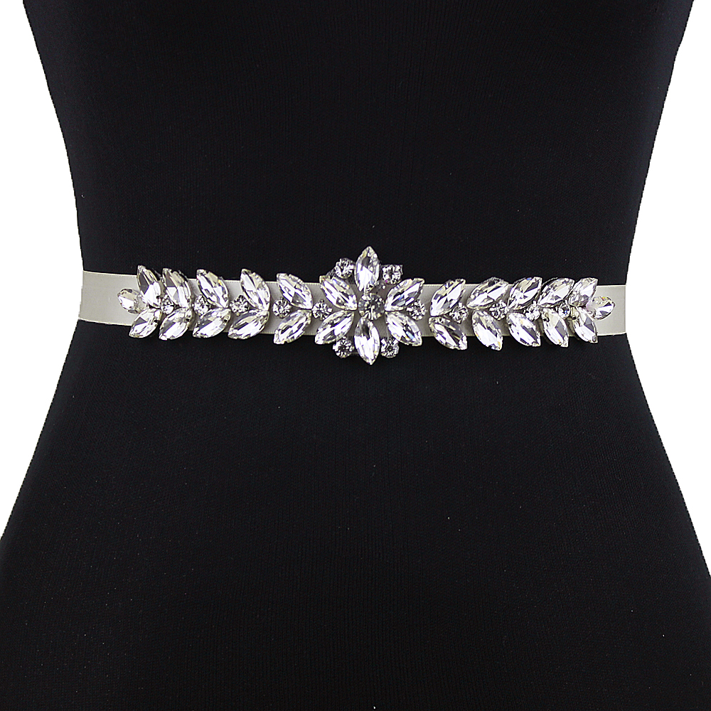 TRiXY S69 Hochzeit Gürtel Strass Gürtel Splitter Diamant Gürtel Braut Gürtel Hochzeit Kleid Zubehör Ehe Braut Braut Schärpen
